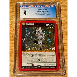 Metazoo Revive 6/11 Indrid Cold Nightfall Holo Unredeemable Promo CGC 9‎ Mint